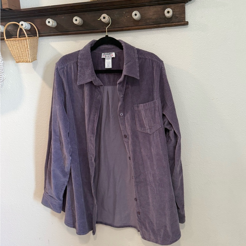 Vintage Purple Corduroy Jacket